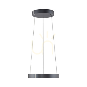 PURE E-CLIPSE 2560-15 Grau 2xLED-Pendelleuchte small 20