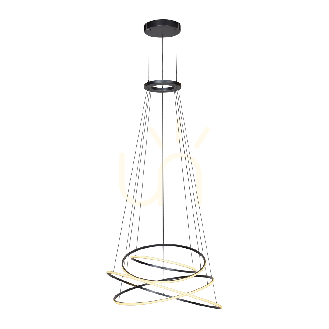 Prüfen PURE E-FLYING RINGS 2566-15 Grau 1xLED-Hängeleuchte PURE E-FLYING RINGS 2566-15 Grau 1xLED-Hängeleuchte