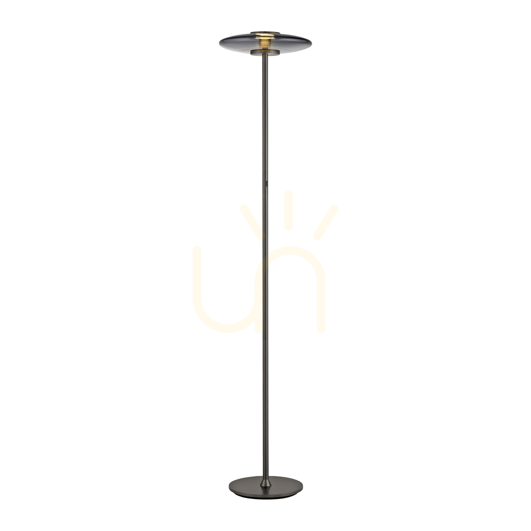 Aussicht PURE VITRUM 481-15 Stehlampe, grau, 2xLED PURE VITRUM 481-15 Stehlampe, grau, 2xLED