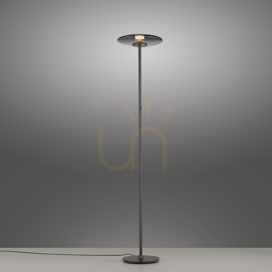 Prüfen PURE VITRUM 481-15 Stehlampe, grau, 2xLED PURE VITRUM 481-15 Stehlampe, grau, 2xLED