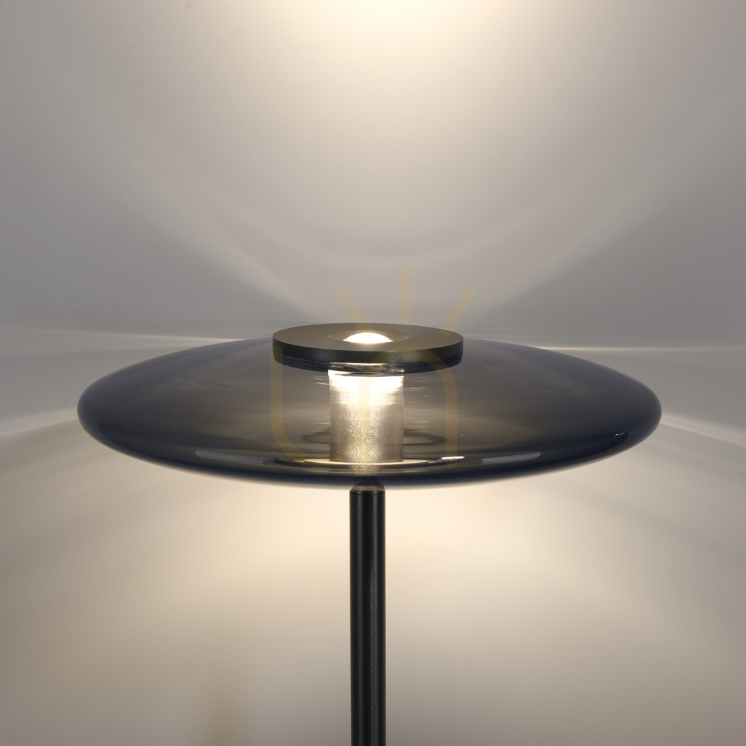 Zeige PURE VITRUM 481-15 Stehlampe, grau, 2xLED PURE VITRUM 481-15 Stehlampe, grau, 2xLED