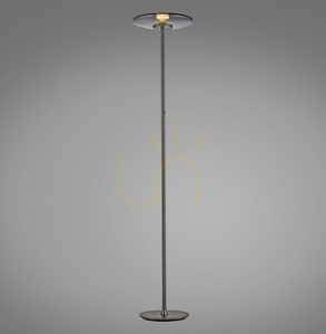 PURE VITRUM 481-15 Stehlampe, grau, 2xLED 0 PURE VITRUM 481-15 Stehlampe, grau, 2xLED small 0