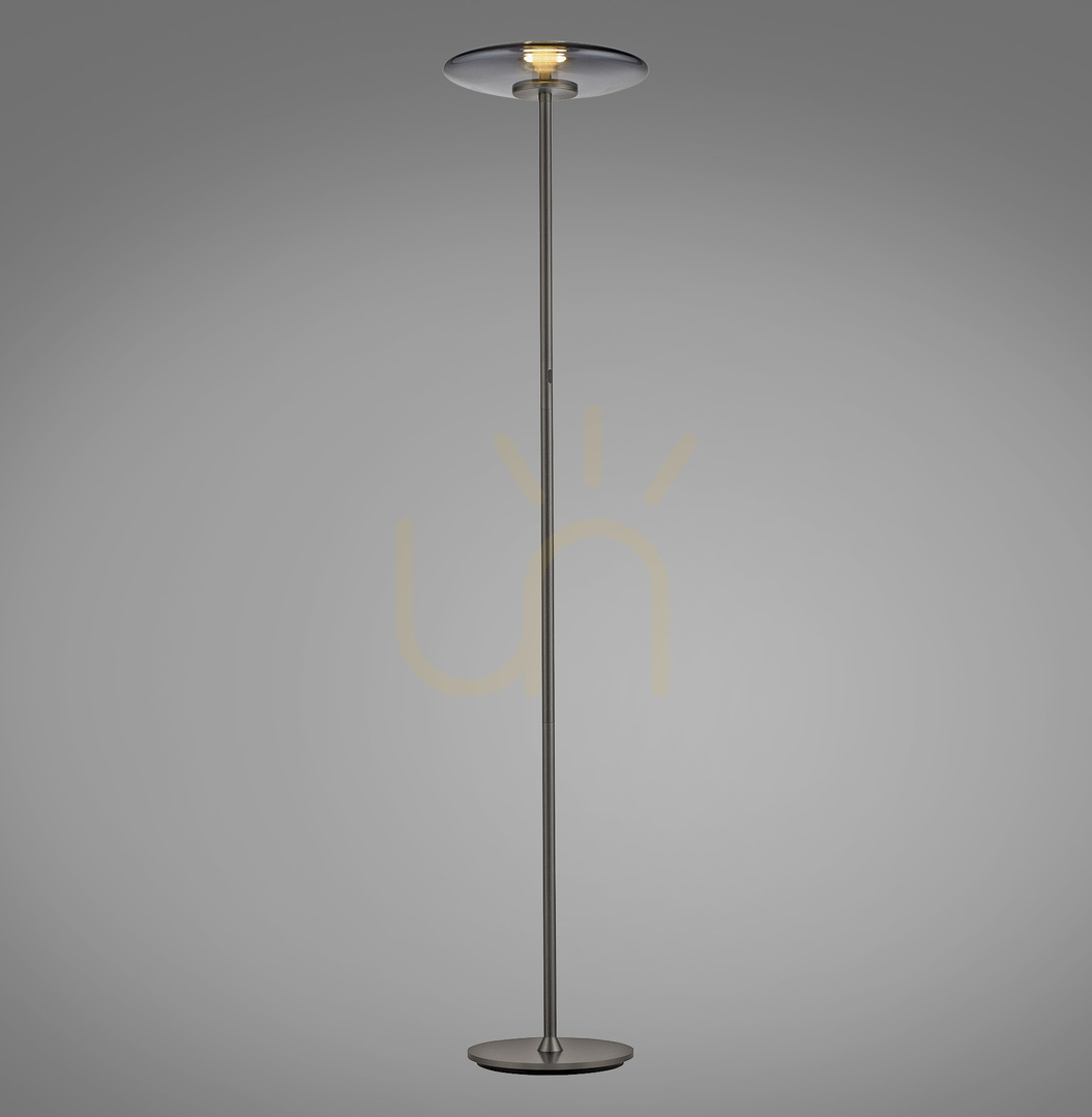 Prüfen PURE VITRUM 481-15 Stehlampe, grau, 2xLED PURE VITRUM 481-15 Stehlampe, grau, 2xLED