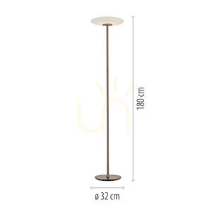 PURE VITRUM 481-34 Stehlampe, braun, 2xLED 8 PURE VITRUM 481-34 Stehlampe, braun, 2xLED small 8