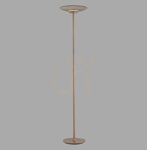 PURE MOON 594-97 Stehlampe, braun, 2xLED small 0