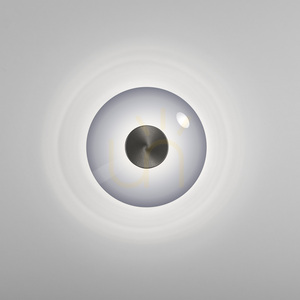 PURE VITRUM 6082-15 Wandleuchte, grau, 1xLED small 12