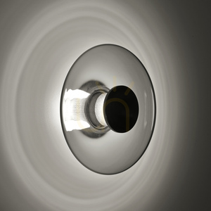 PURE VITRUM 6082-15 Wandleuchte, grau, 1xLED small 17