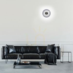 PURE VITRUM 6082-15 Wandleuchte, grau, 1xLED small 2