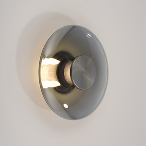 PURE VITRUM 6082-15 Wandleuchte, grau, 1xLED small 24