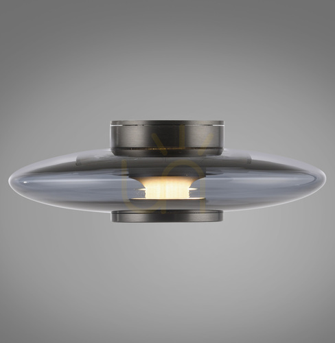 Prüfen PURE VITRUM 6082-15 Wandleuchte, grau, 1xLED