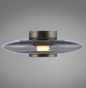 PURE VITRUM 6082-15 Wandleuchte, grau, 1xLED small 0