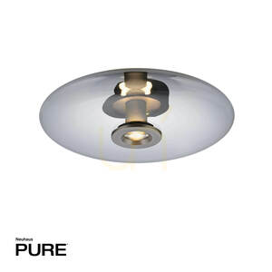 PURE VITRUM 6083-15 Deckenleuchte, grau, 2xLED 1 PURE VITRUM 6083-15 Deckenleuchte, grau, 2xLED small 1