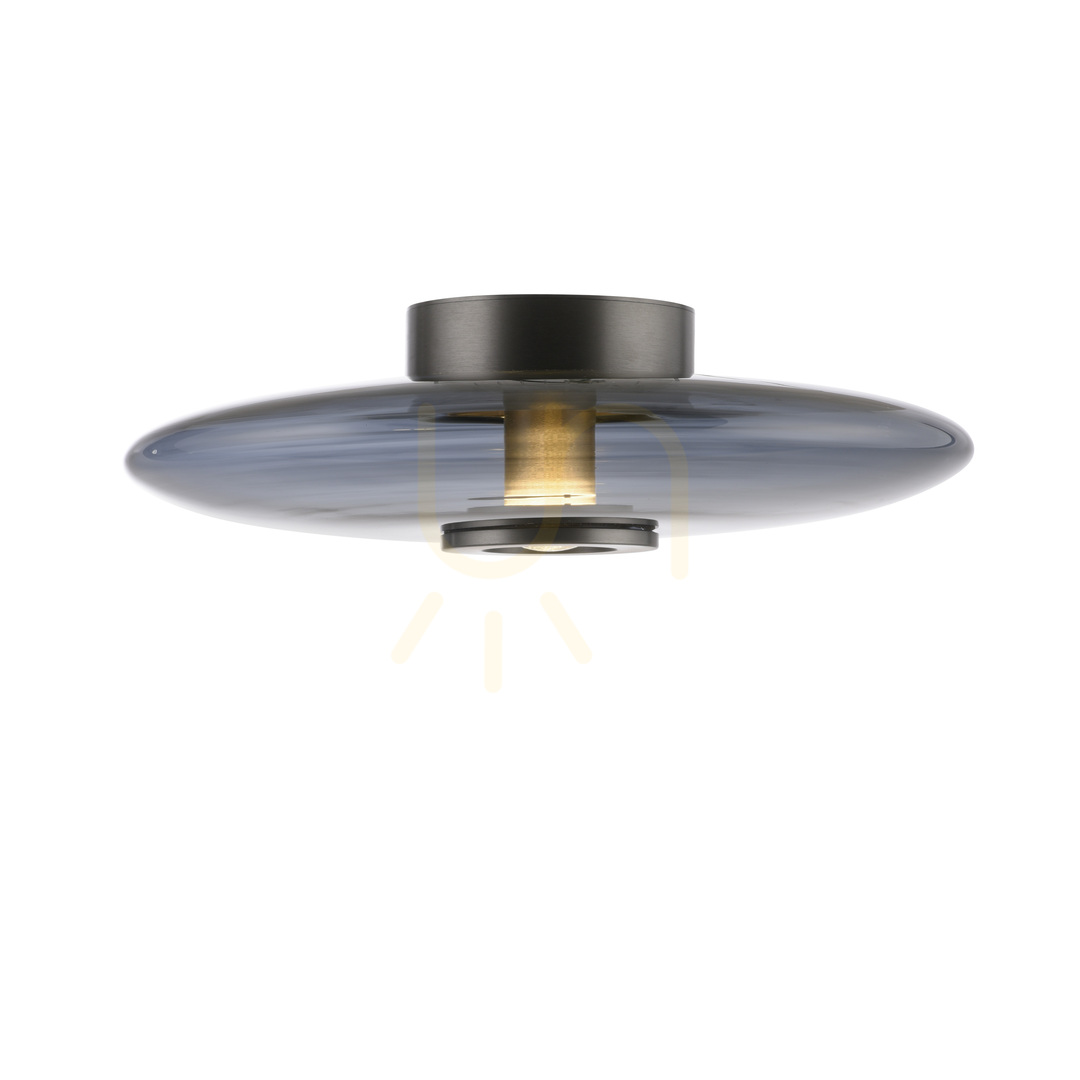 Vorschau PURE VITRUM 6083-15 Deckenleuchte, grau, 2xLED PURE VITRUM 6083-15 Deckenleuchte, grau, 2xLED