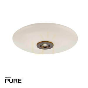 PURE VITRUM 6083-34 Braune Deckenleuchte, 2xLED small 1