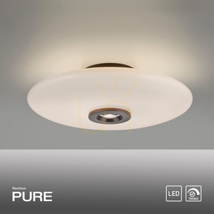 PURE VITRUM 6083-34 Braune Deckenleuchte, 2xLED small 13