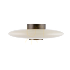 PURE VITRUM 6083-34 Braune Deckenleuchte, 2xLED small 18