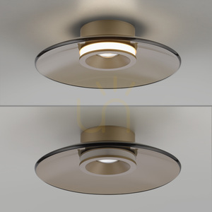 PURE MOON 6094-97 Braune Deckenleuchte, 2xLED small 17