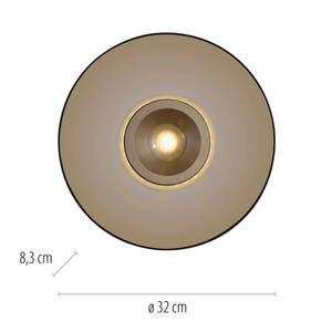 PURE MOON 6094-97 Braune Deckenleuchte, 2xLED small 8