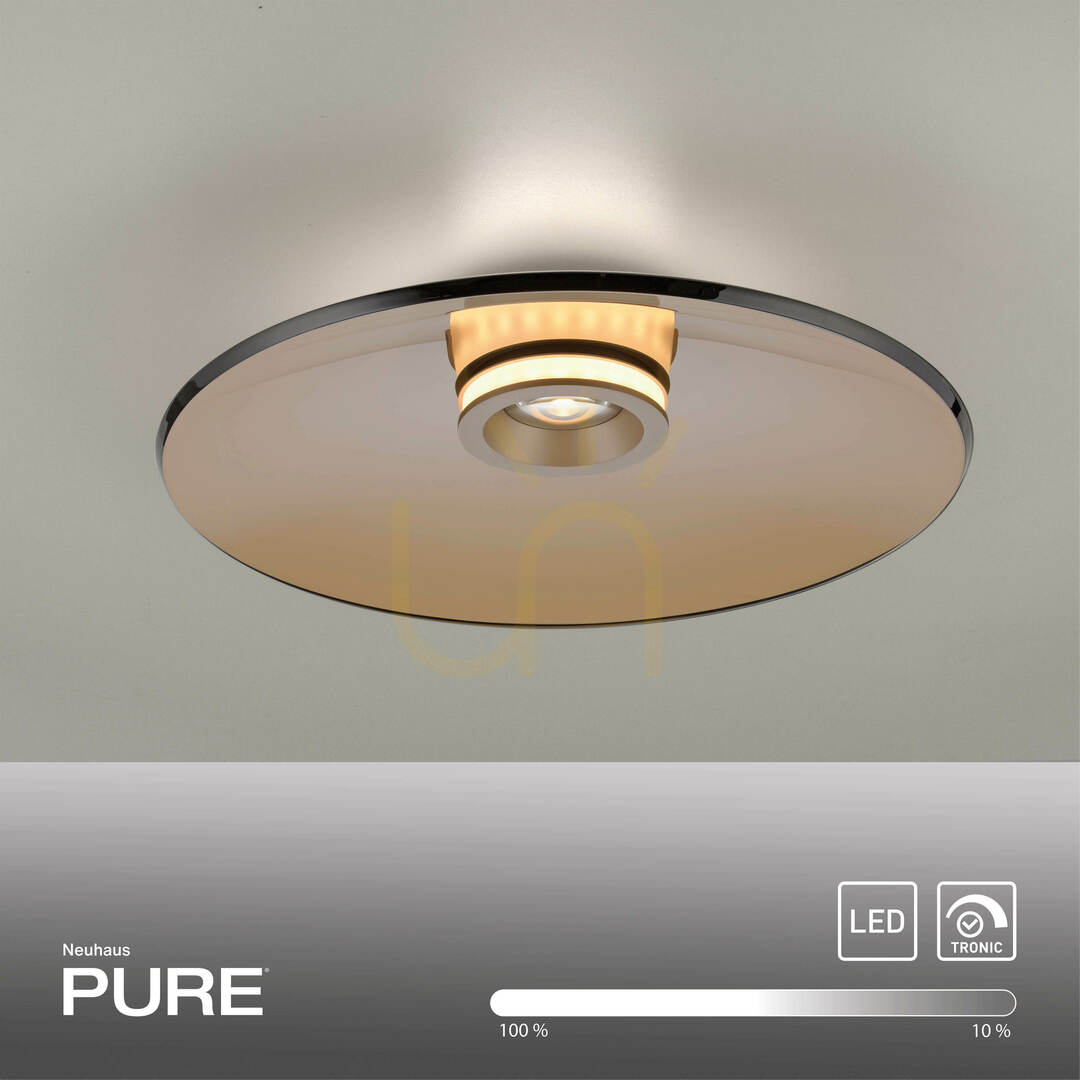 Anzeige PURE MOON 6095-97 Braune Deckenleuchte, 2xLED PURE MOON 6095-97 Braune Deckenleuchte, 2xLED