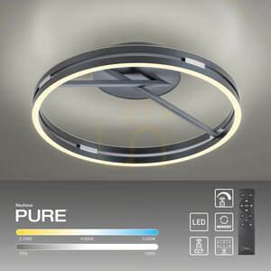 PURE LOOP 6552-15 Deckenleuchte, grau, 2xLED 14 PURE LOOP 6552-15 Deckenleuchte, grau, 2xLED small 14