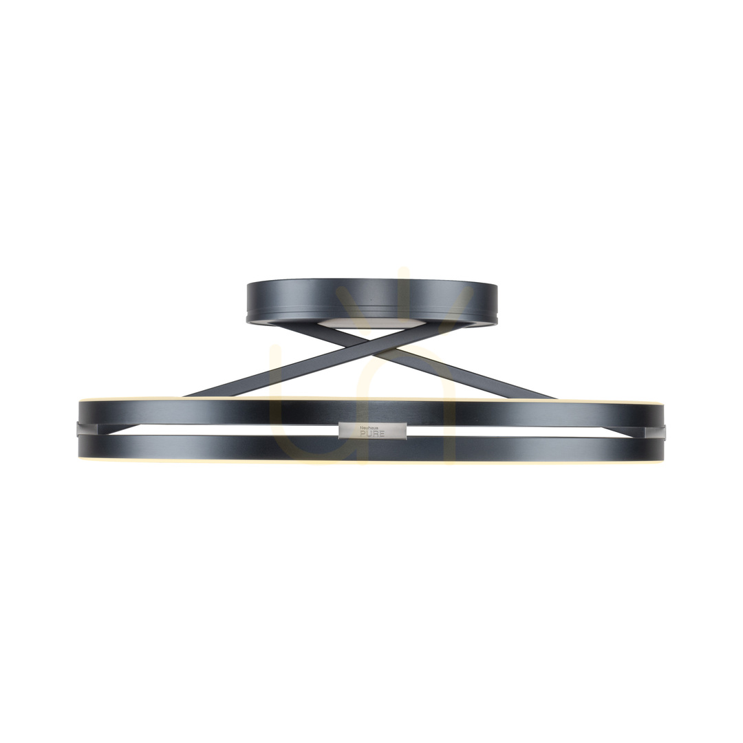 Vorschau PURE LOOP 6552-15 Deckenleuchte, grau, 2xLED PURE LOOP 6552-15 Deckenleuchte, grau, 2xLED