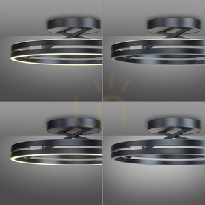 PURE LOOP 6552-15 Deckenleuchte, grau, 2xLED 22 PURE LOOP 6552-15 Deckenleuchte, grau, 2xLED small 22