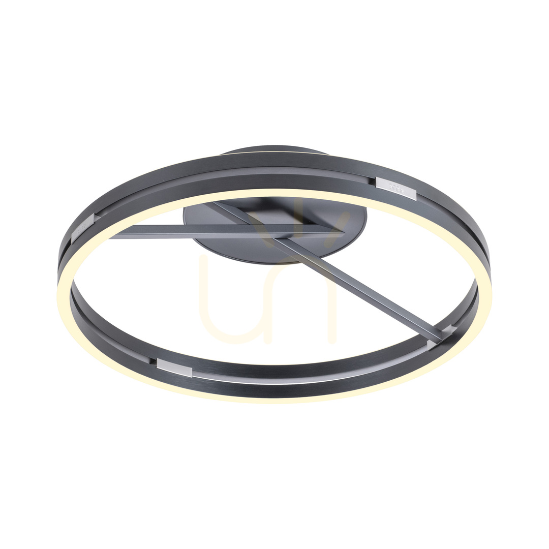 Vorschau PURE LOOP 6552-15 Deckenleuchte, grau, 2xLED PURE LOOP 6552-15 Deckenleuchte, grau, 2xLED