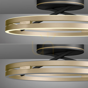 PURE LOOP 6552-68 Schwarze Deckenleuchte, 2xLED 19 PURE LOOP 6552-68 Schwarze Deckenleuchte, 2xLED small 19