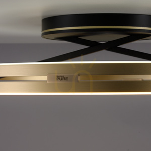 PURE LOOP 6552-68 Schwarze Deckenleuchte, 2xLED 20 PURE LOOP 6552-68 Schwarze Deckenleuchte, 2xLED small 20