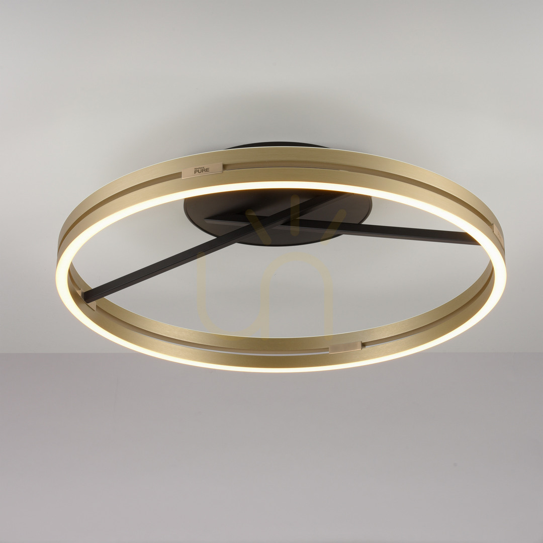 Vorschau PURE LOOP 6552-68 Schwarze Deckenleuchte, 2xLED PURE LOOP 6552-68 Schwarze Deckenleuchte, 2xLED