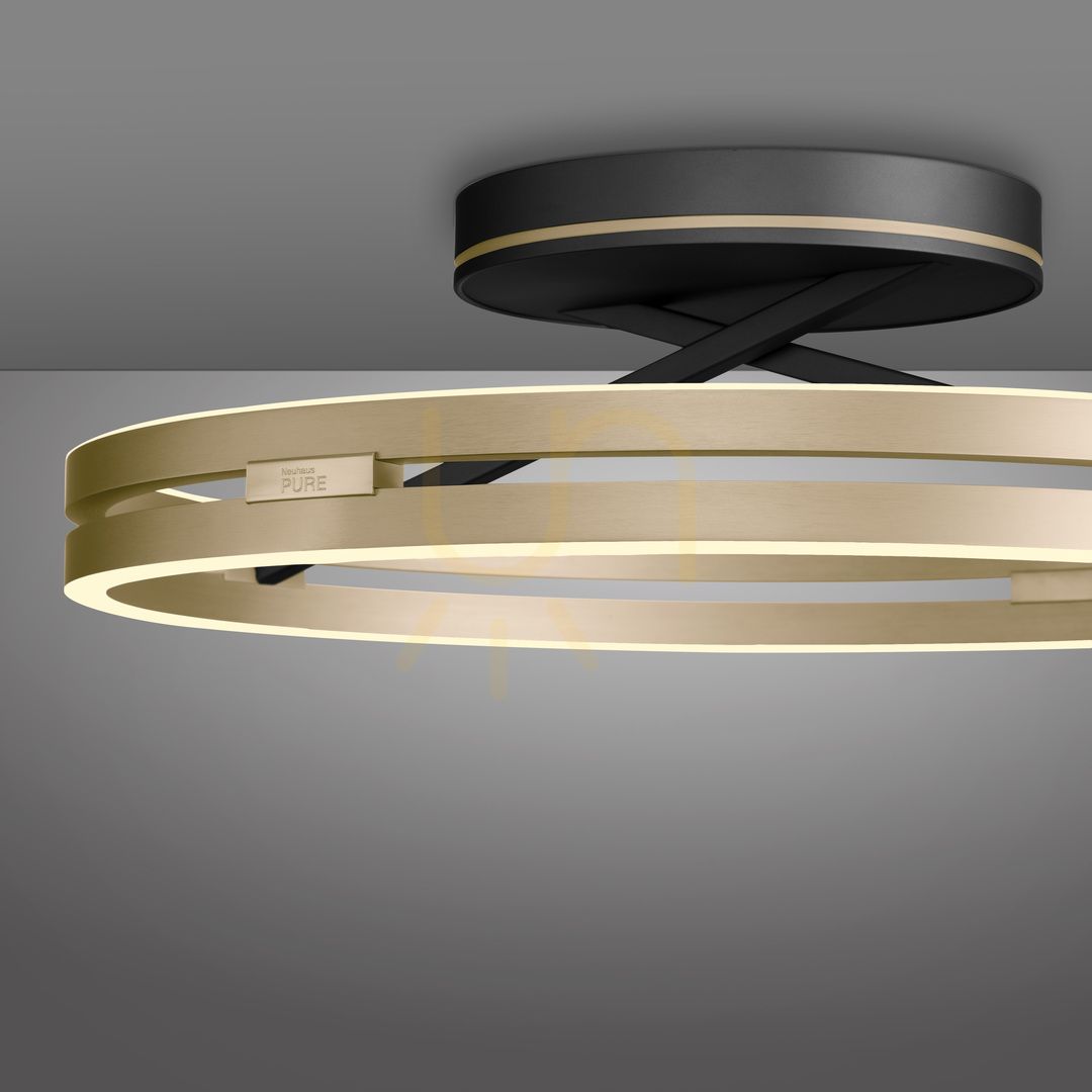 Zeige PURE LOOP 6552-68 Schwarze Deckenleuchte, 2xLED PURE LOOP 6552-68 Schwarze Deckenleuchte, 2xLED