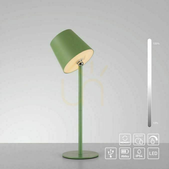 Prüfen BOTERIA 19251-43 Grün 1xLED-Tischlampe BOTERIA 19251-43 Grün 1xLED-Tischlampe