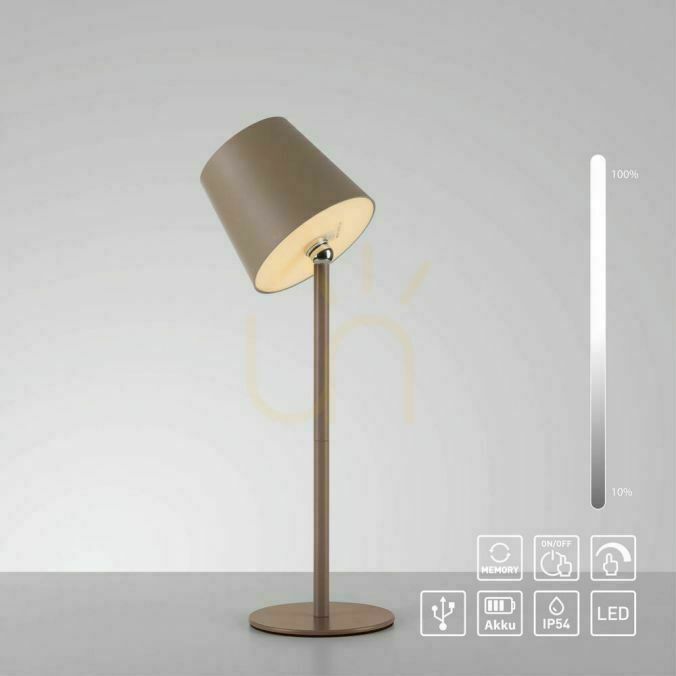 Prüfen BOTERIA 19251-39 Tischlampe, Sand, 1xLED BOTERIA 19251-39 Tischlampe, Sand, 1xLED