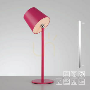 BOTERIA 19251-87 Tischlampe, Rosa, 1xLED small 23
