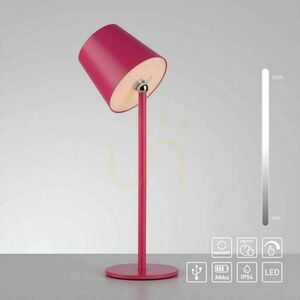 BOTERIA 19251-87 Tischlampe, Rosa, 1xLED small 5