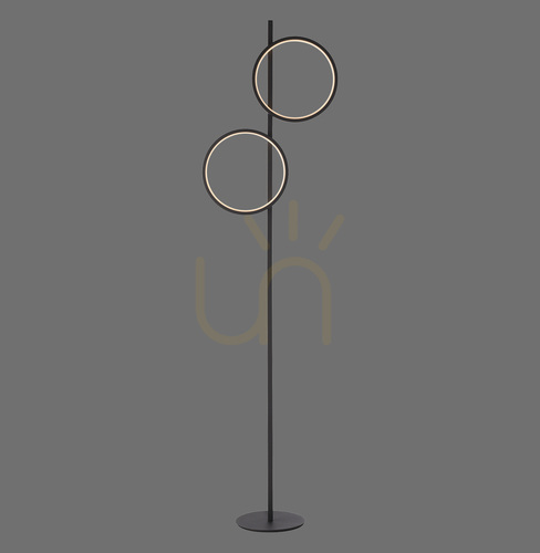 Prüfen MINI RITUS 15396-18 Stehlampe, schwarz, 2xLED