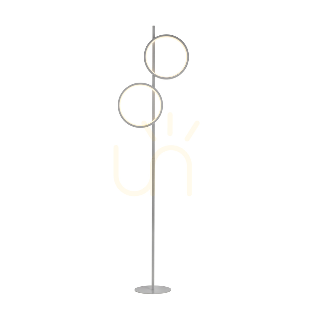 Aussicht MINI RITUS 15396-21 Stehlampe, Silber, 2xLED MINI RITUS 15396-21 Stehlampe, Silber, 2xLED