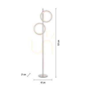 MINI RITUS 15396-21 Stehlampe, Silber, 2xLED 8 MINI RITUS 15396-21 Stehlampe, Silber, 2xLED small 8