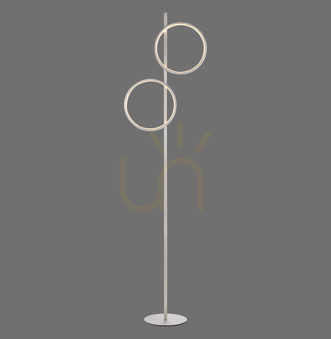 Prüfen MINI RITUS 15396-21 Stehlampe, Silber, 2xLED MINI RITUS 15396-21 Stehlampe, Silber, 2xLED