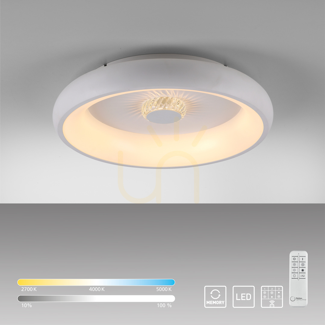 Anzeige VERTIGO 14384-16 Deckenleuchte, Weiß, 1xLED VERTIGO 14384-16 Deckenleuchte, Weiß, 1xLED