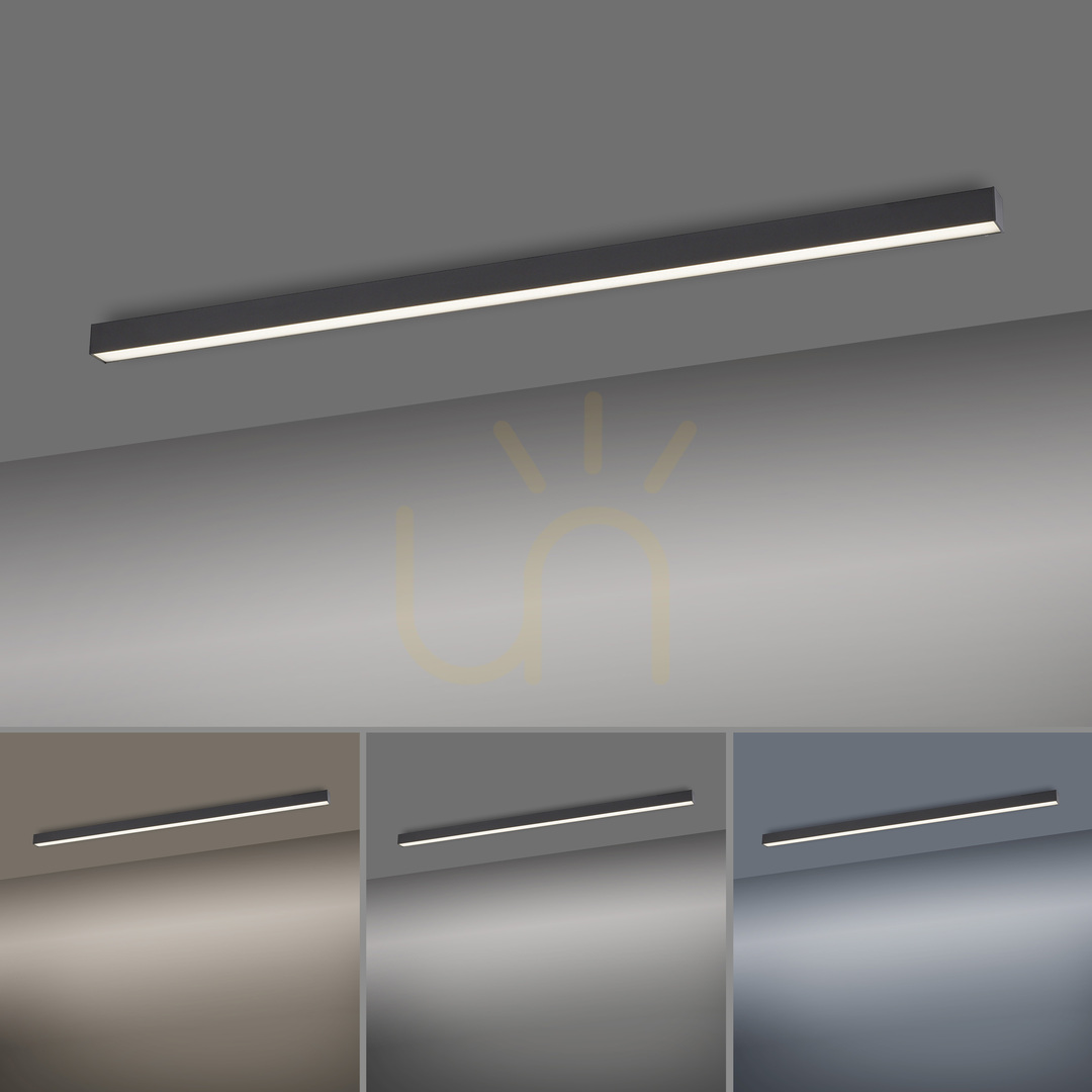 Zeige PURE-LINES 6021-13 Deckenleuchte, Anthrazit, 1xLED PURE-LINES 6021-13 Deckenleuchte, Anthrazit, 1xLED