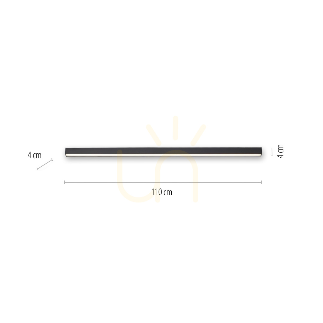 Vorschau PURE-LINES 6021-13 Deckenleuchte, Anthrazit, 1xLED PURE-LINES 6021-13 Deckenleuchte, Anthrazit, 1xLED