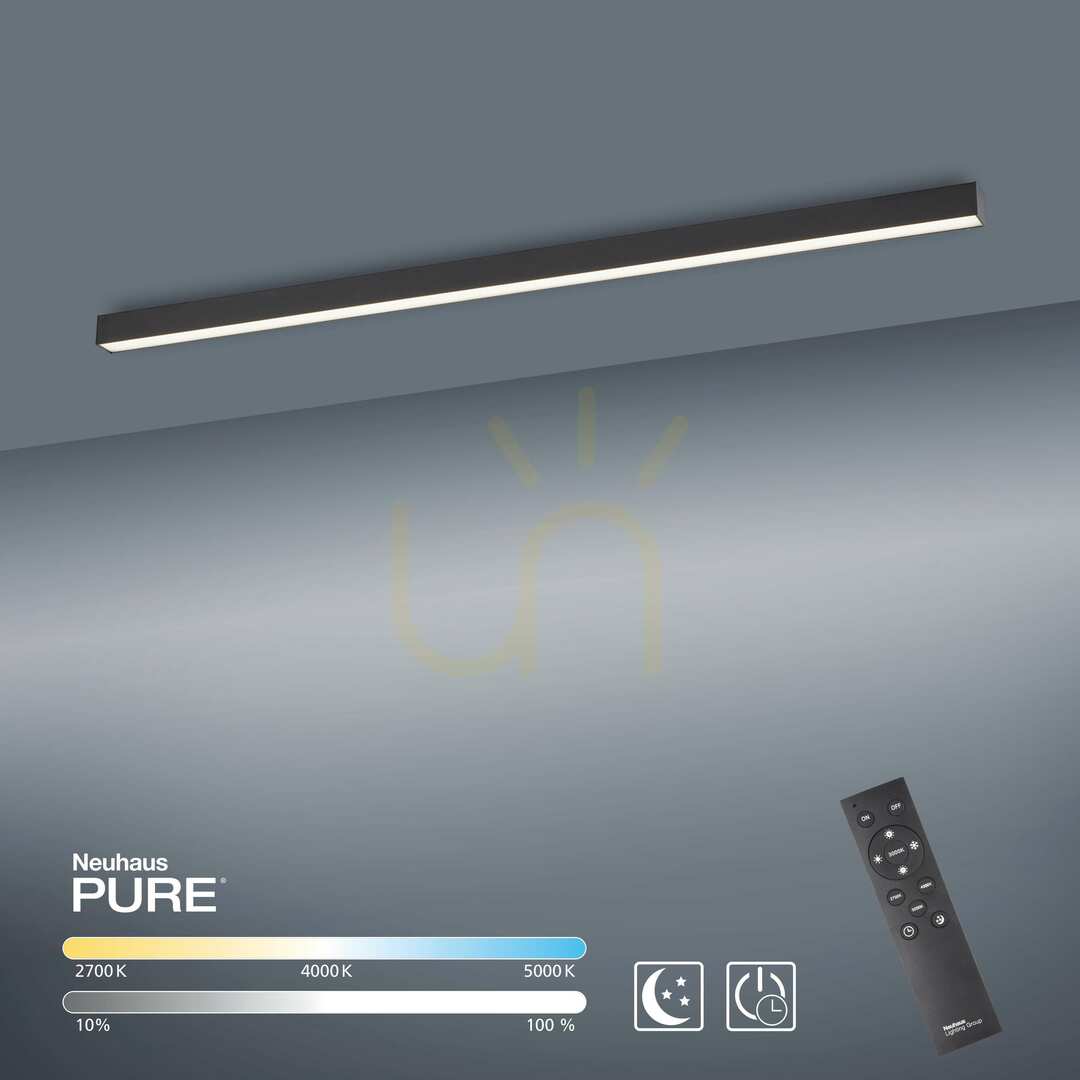 Anzeige PURE-LINES 6021-13 Deckenleuchte, Anthrazit, 1xLED PURE-LINES 6021-13 Deckenleuchte, Anthrazit, 1xLED