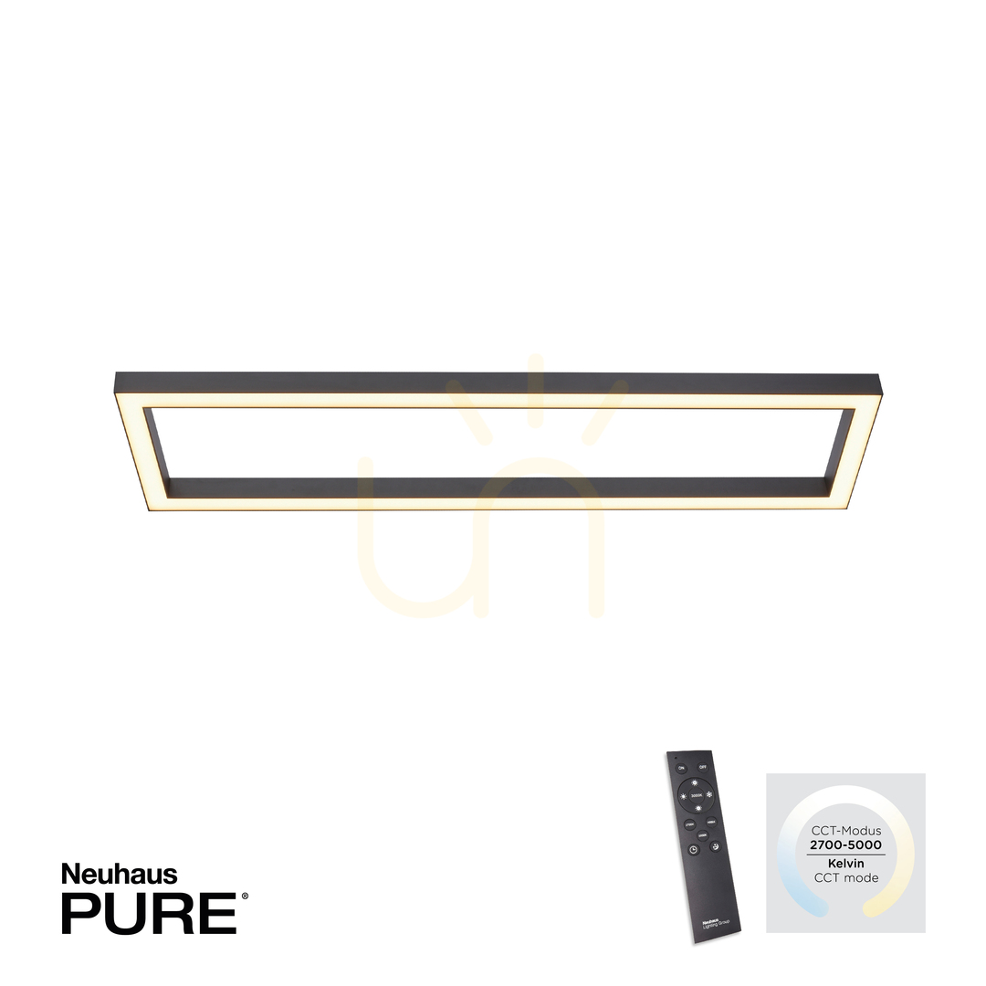 Aussicht PURE-LINES 6023-13 Deckenleuchte, Anthrazit, 1xLED PURE-LINES 6023-13 Deckenleuchte, Anthrazit, 1xLED