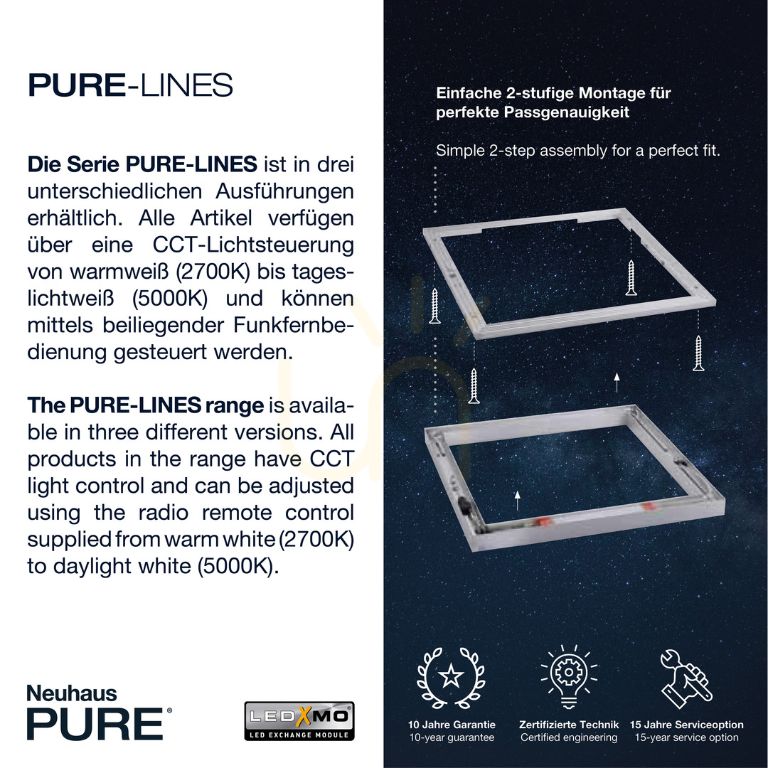 Anzeige PURE-LINES 6023-13 Deckenleuchte, Anthrazit, 1xLED PURE-LINES 6023-13 Deckenleuchte, Anthrazit, 1xLED