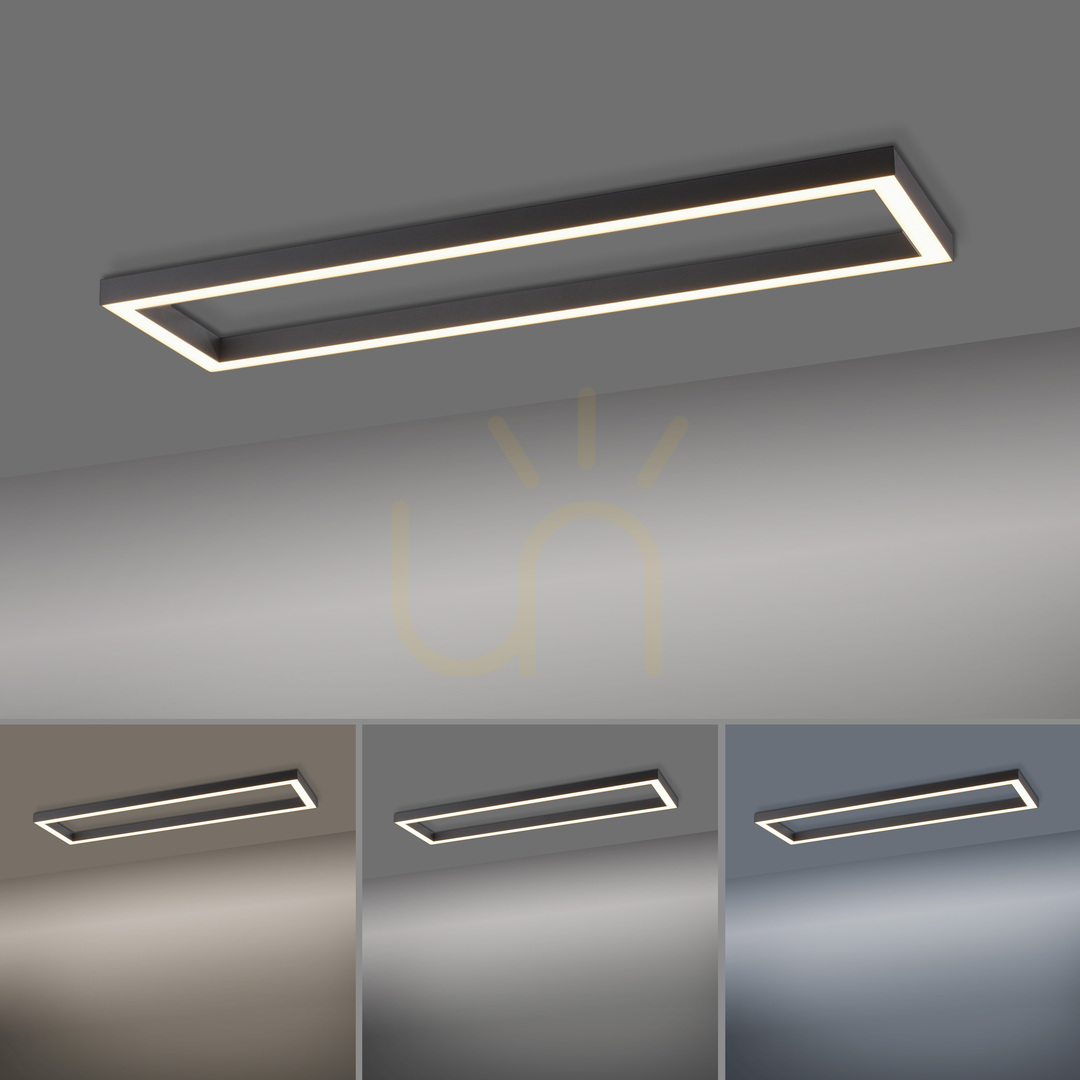 Zeige PURE-LINES 6023-13 Deckenleuchte, Anthrazit, 1xLED PURE-LINES 6023-13 Deckenleuchte, Anthrazit, 1xLED