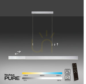 PURE-MOTO 2525-95 Silber 3xLED-Pendelleuchte small 10