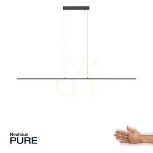 PURE-LITE 8377-13 Anthrazit 1xLED-Pendelleuchte small 1
