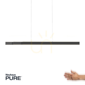 PURE-LUME2738-13 Anthrazit 1xLED-Pendelleuchte small 1