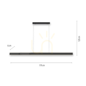 PURE-LUME2738-13 Anthrazit 1xLED-Pendelleuchte small 7